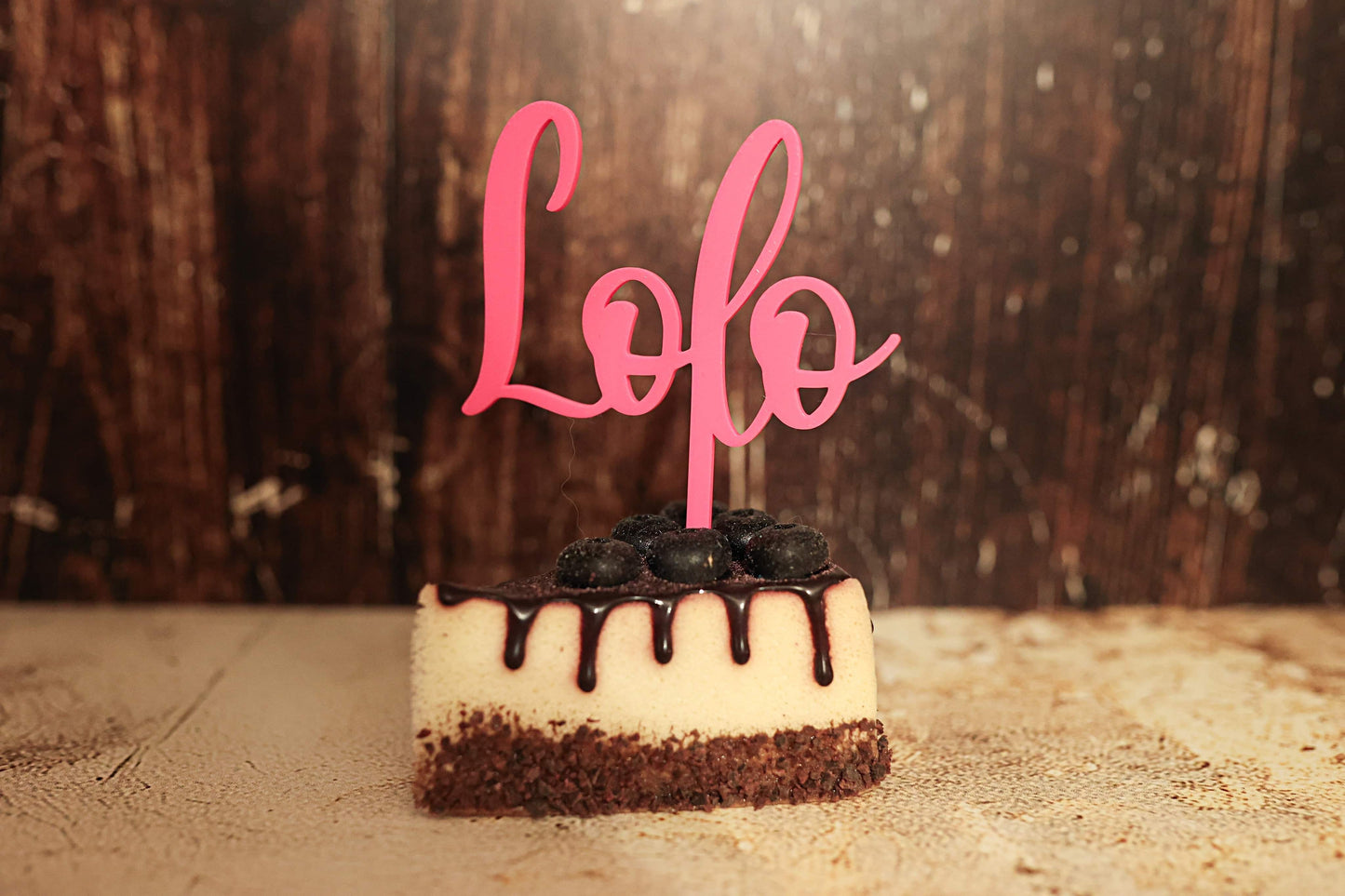 Cake Topper Prénom Personnalisé