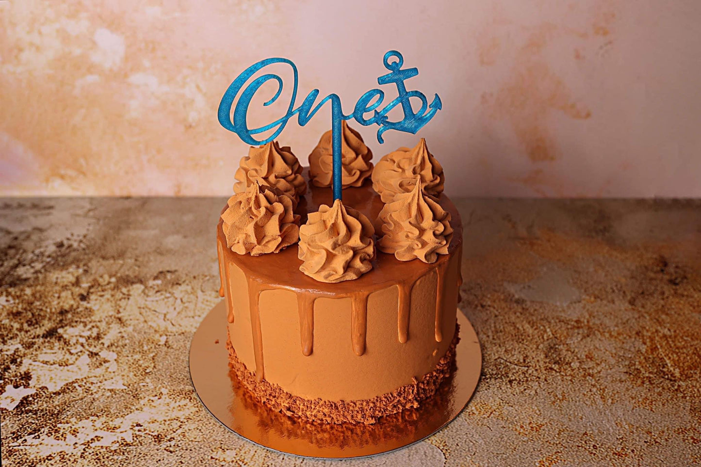 Cake Topper Navy One