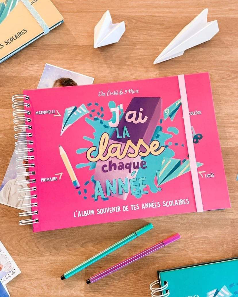 Livre "J'ai La Classe Chaque Année" - Souvenirs Photos de Classe.