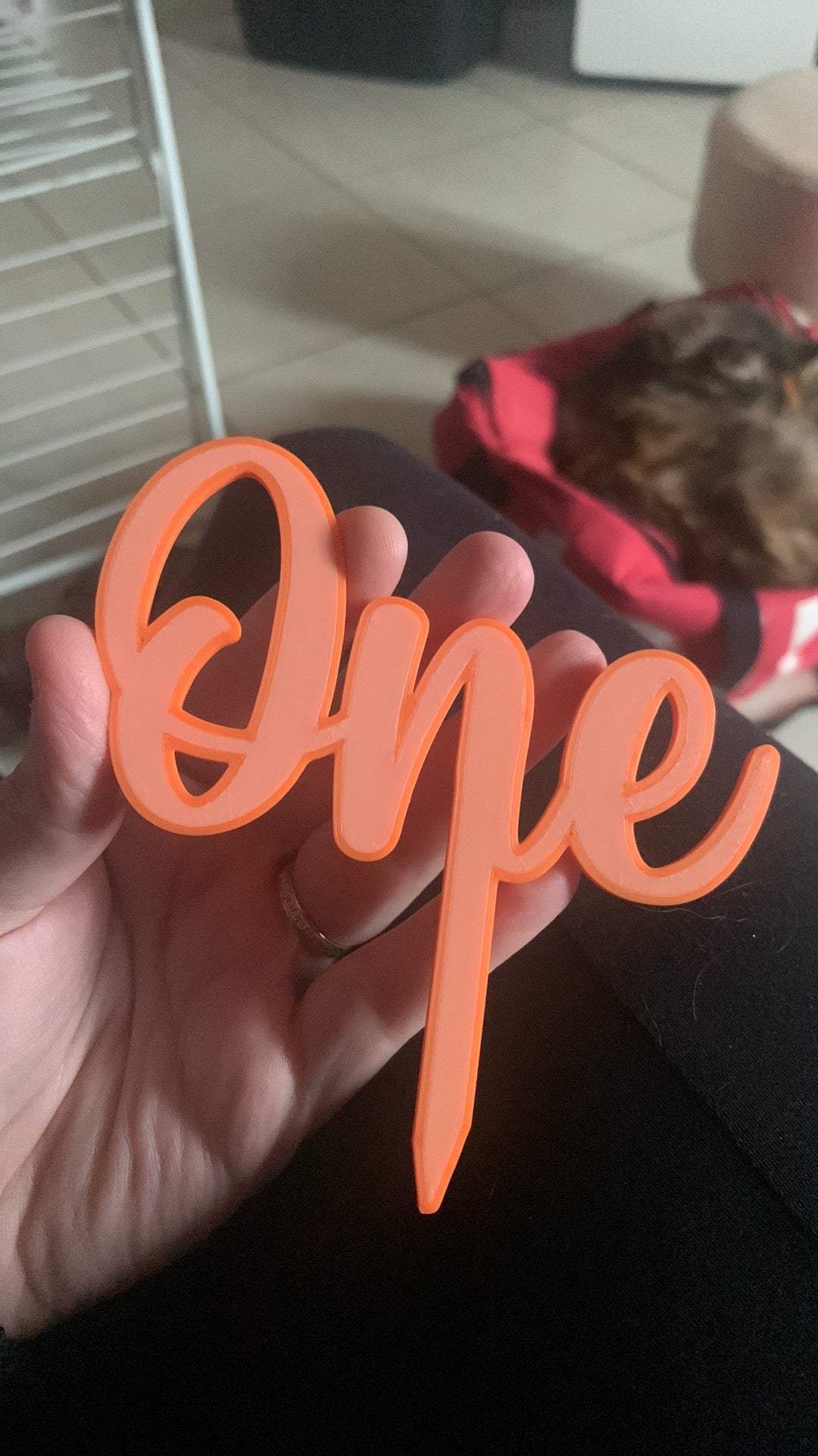 Cake Topper Sweety One Bicolore