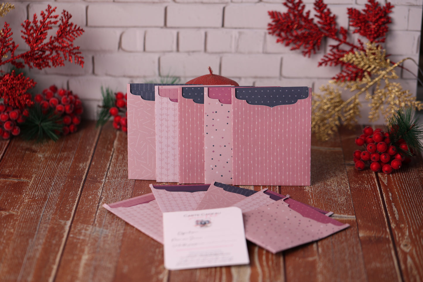 Lot de 10 Cartes Cadeaux Personnalisées