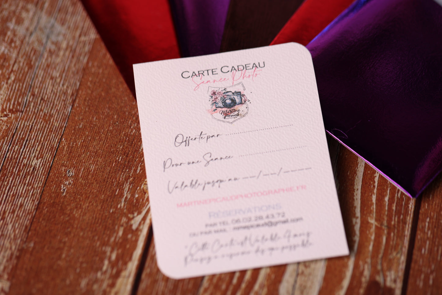 Lot de 10 Cartes Cadeaux Personnalisées - Métal assorties Noël