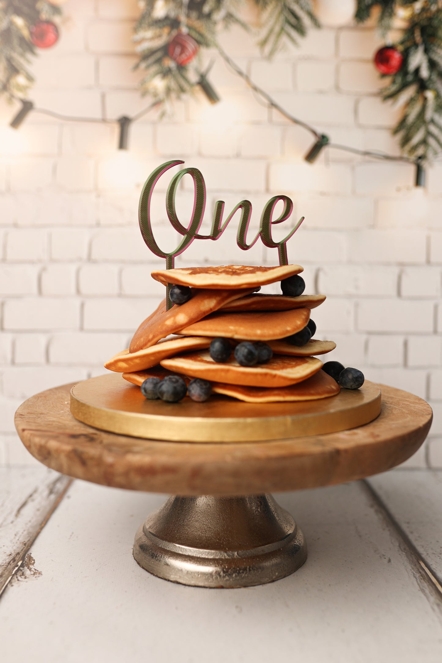 Cake Topper One Classique Multicolore