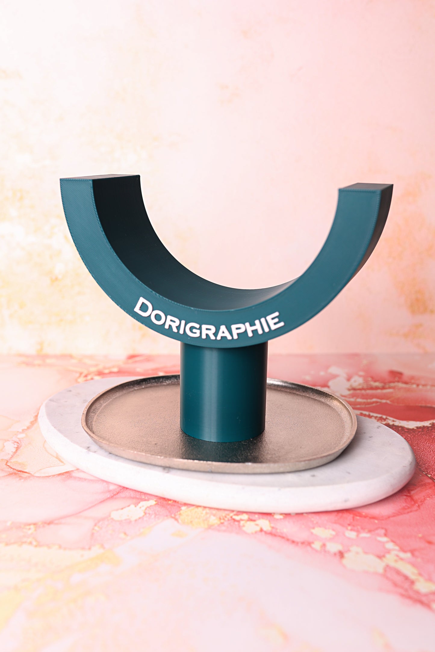 Mentonnière Multicolore pour Photographie d'Iris - Personnalisable.