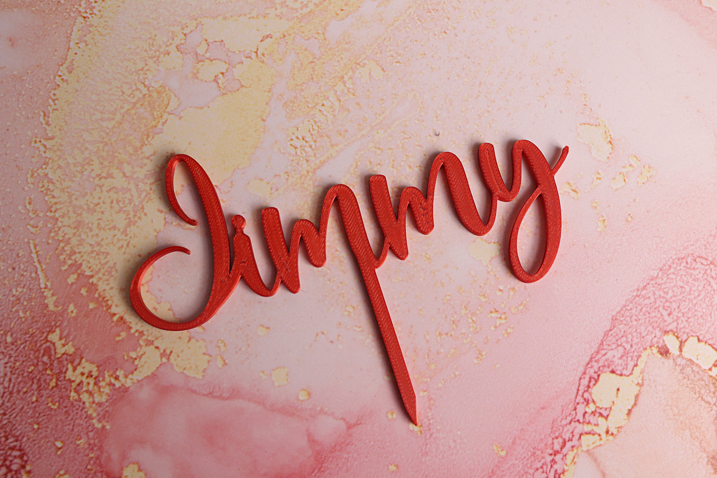 Cake Topper Prénom Personnalisé