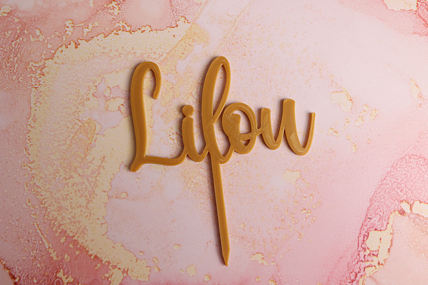 Cake Topper Prénom Personnalisé