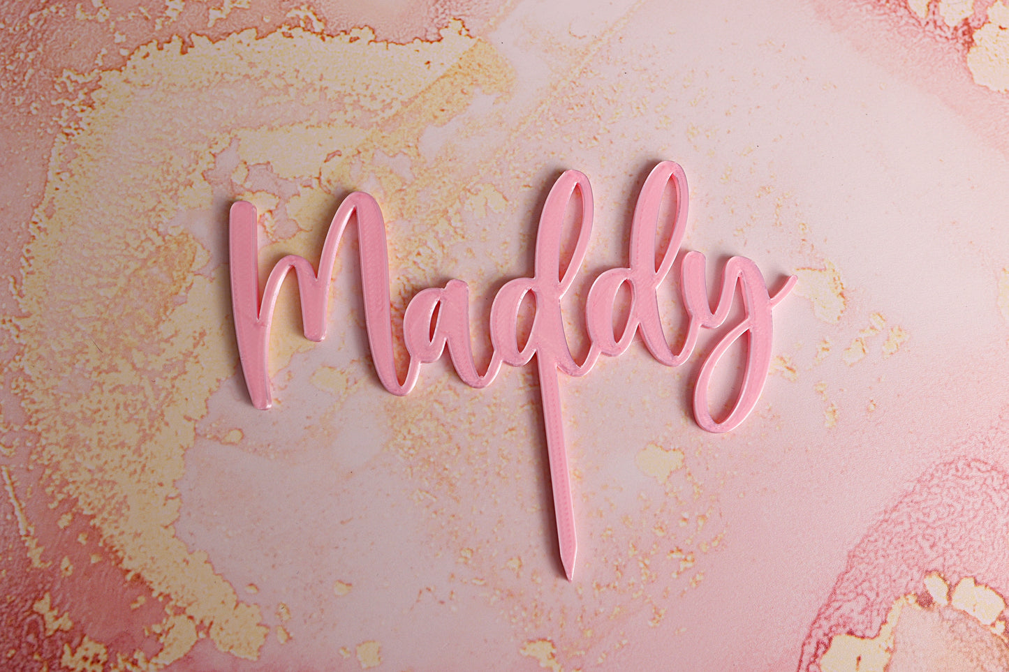 Cake Topper Prénom Personnalisé