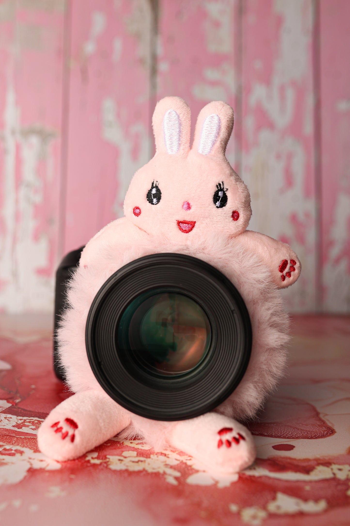 Doudou pour Objectif - Modèle HARLEY la Lapinette Rose