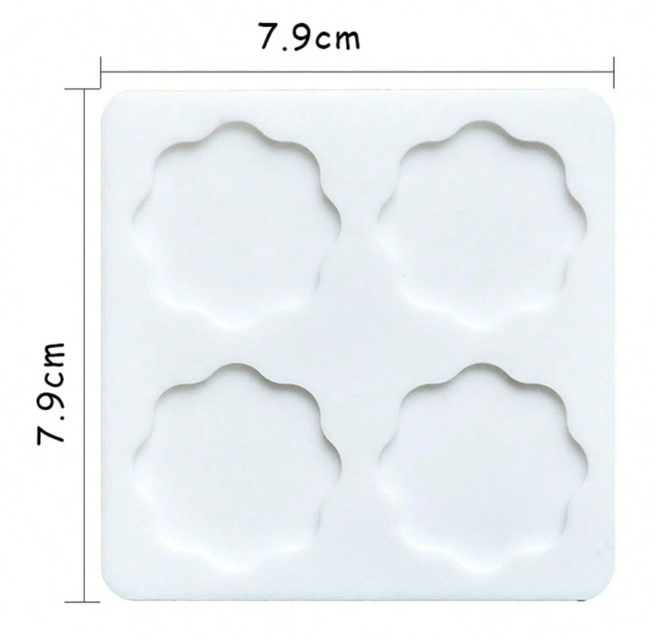 Tapis Silicone pour Création de Cachets de Cire - Petit Modèle Carré