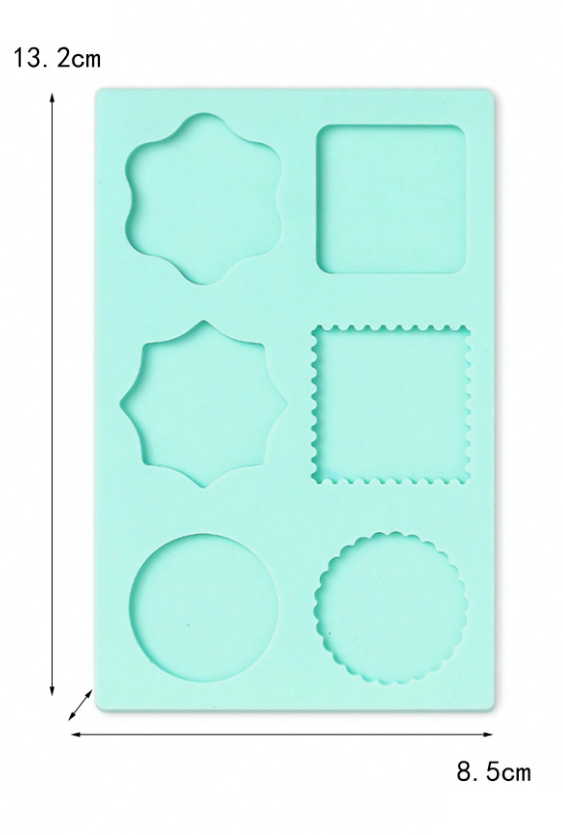Tapis Silicone pour Création de Cachets de Cire - Modèle Rectangulaire