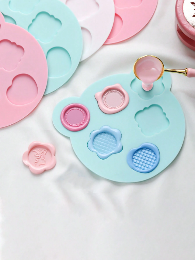Tapis Silicone pour Création de Cachets de Cire - Modèle Ourson