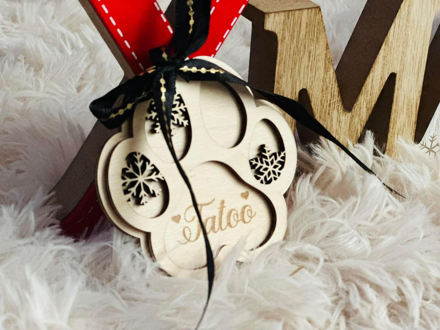 Suspension de Noël Pour Chat / Chien Nom personnalisé