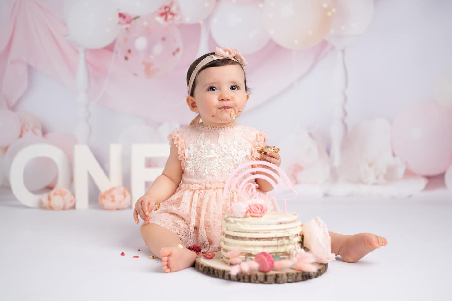 Cake Topper Rainbow One