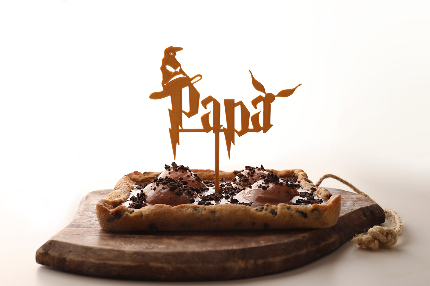 Cake Topper "PAPA" façon Harry Potter