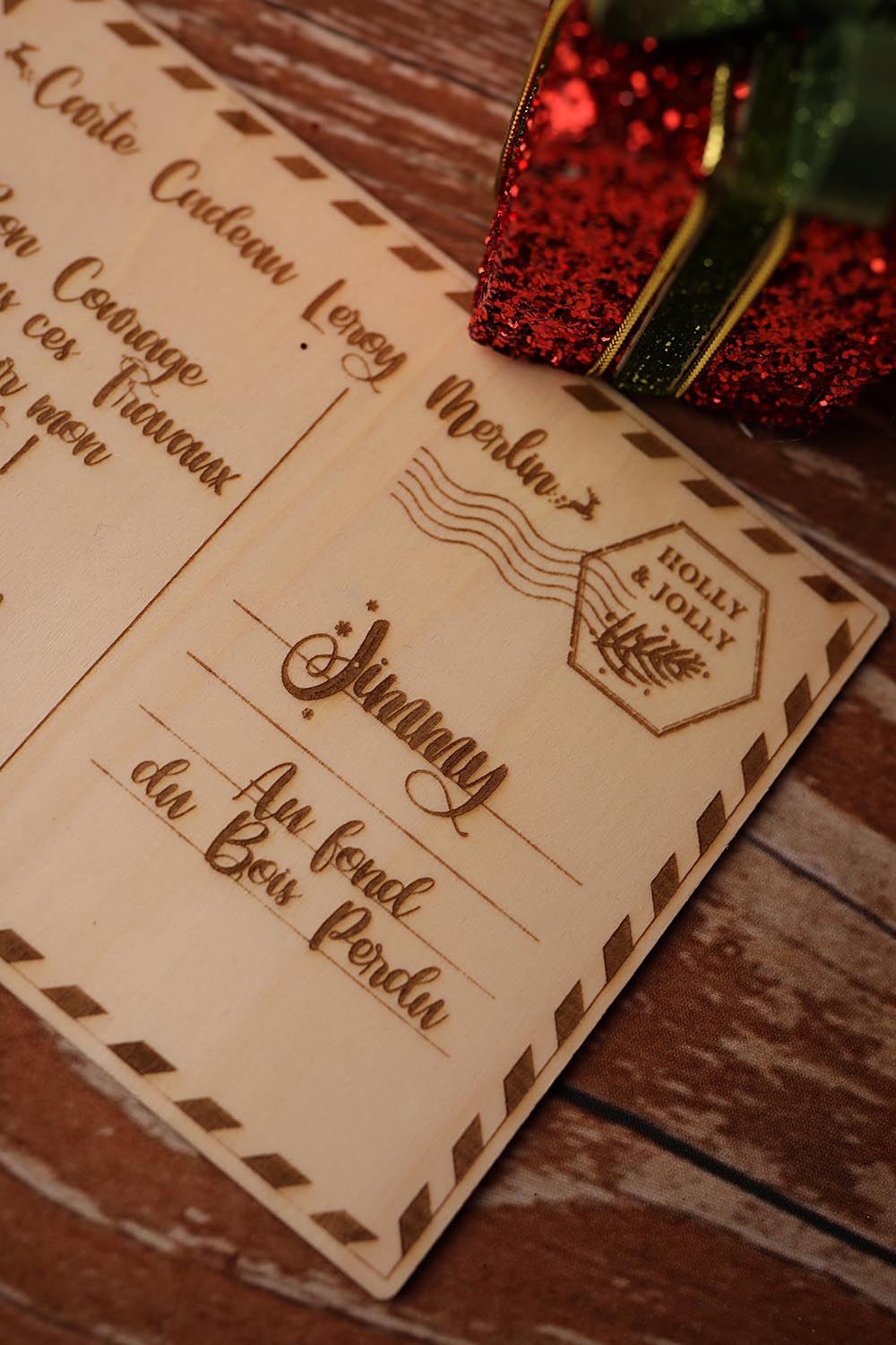 Carte Cadeau façon Carte Postale - Version Noël