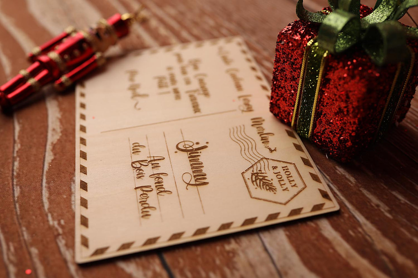 Carte Cadeau façon Carte Postale - Version Noël