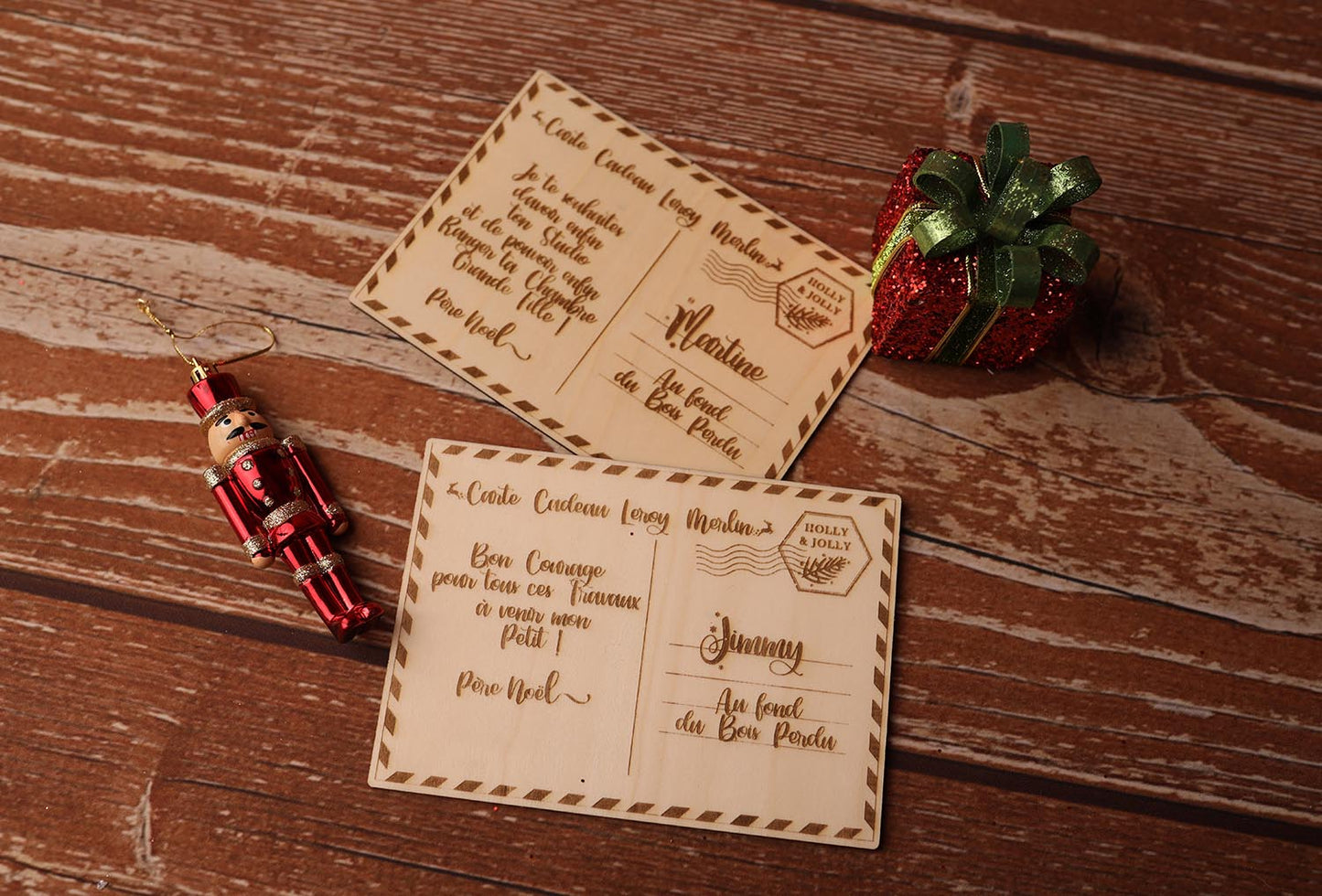 Carte Cadeau façon Carte Postale - Version Noël