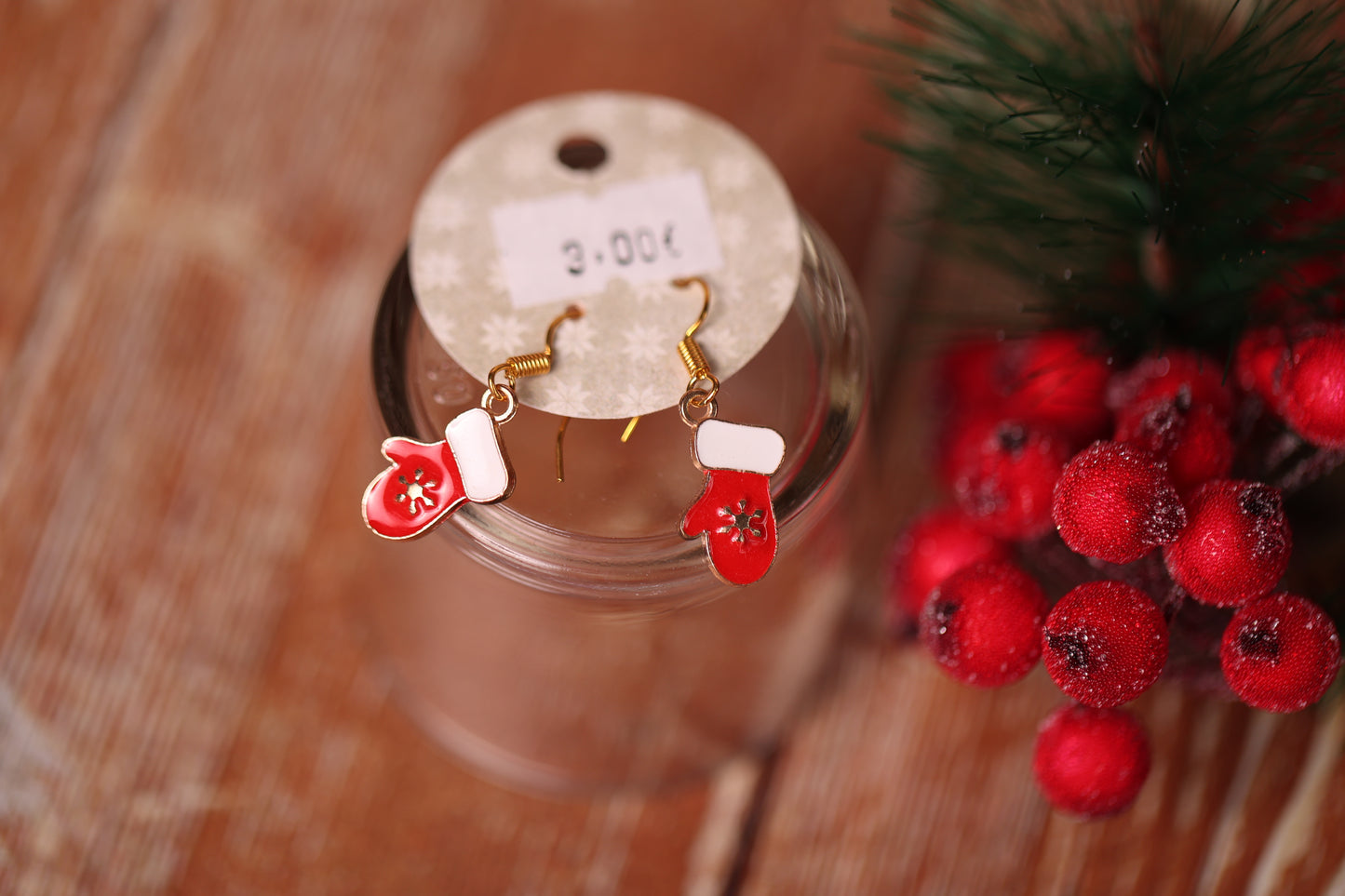 Boucles d’oreilles des Fêtes - modèle au Choix