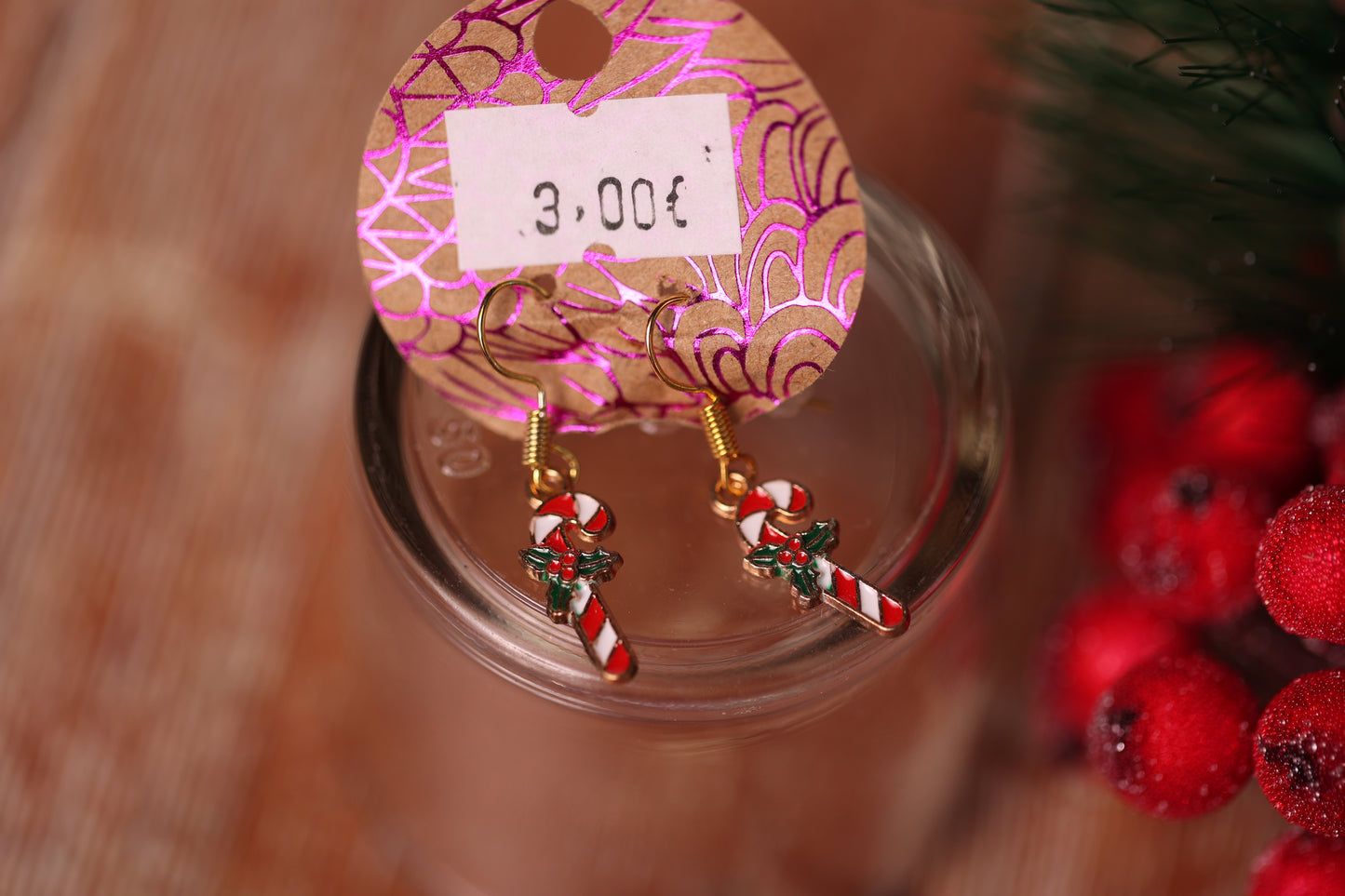 Boucles d’oreilles des Fêtes - modèle au Choix