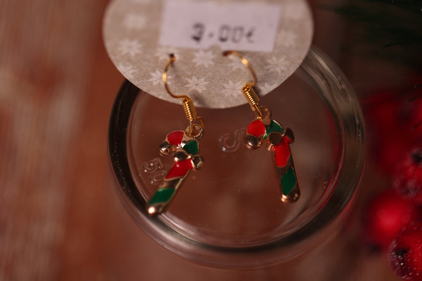 Boucles d’oreilles des Fêtes - modèle au Choix