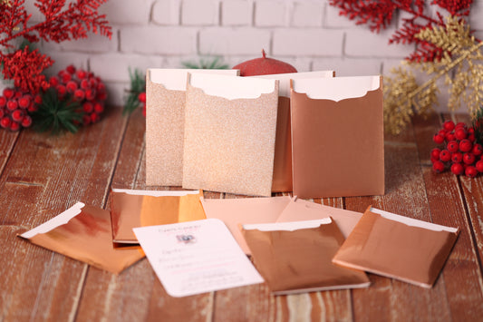 Lot de 10 Cartes Cadeaux Personnalisées - Collection Prestige Rose Gold