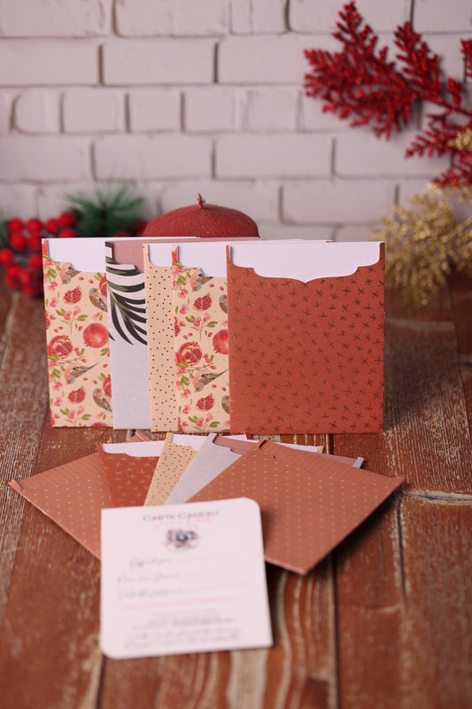 Lot de 10 Cartes Cadeaux Personnalisées