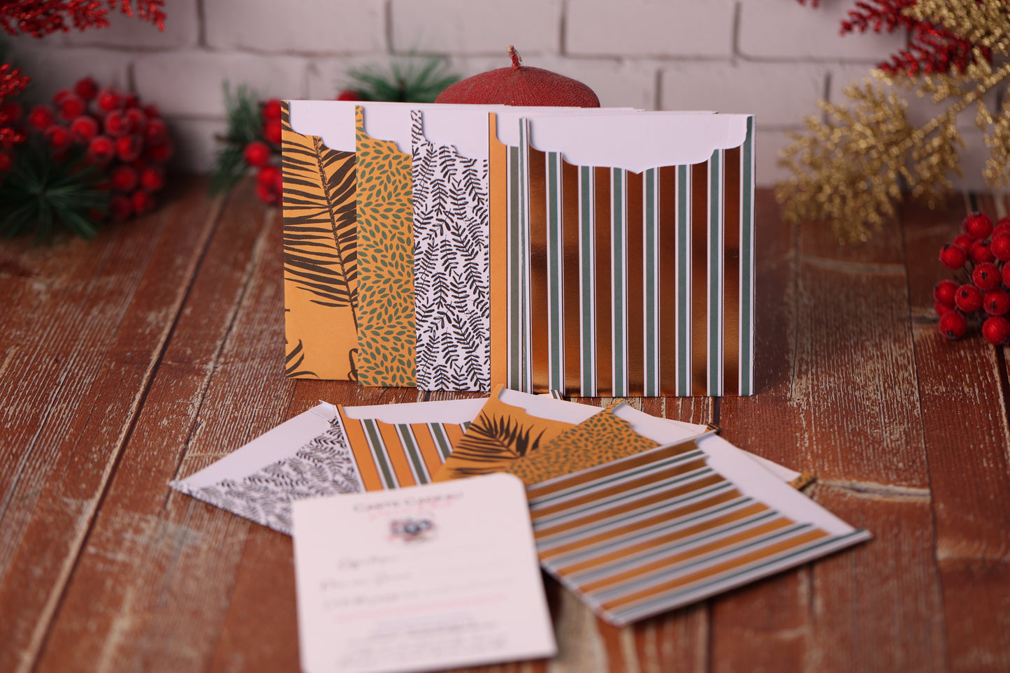 Lot de 10 Cartes Cadeaux Personnalisées