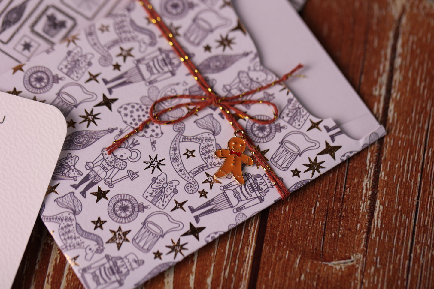 Lot de 10 Cartes Cadeaux Personnalisées - Noël CHIC assorties