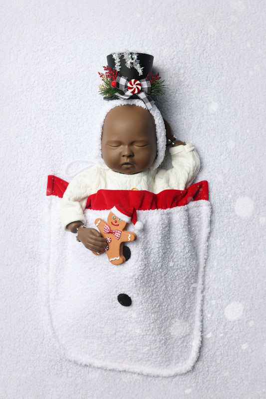 Bonnet Little Snowman - Version Black - Modèle I