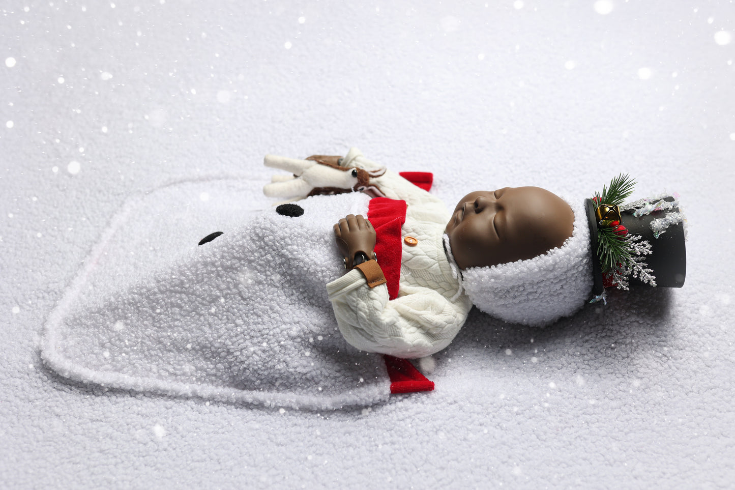 Bonnet Little Snowman - Version Black - Modèle II