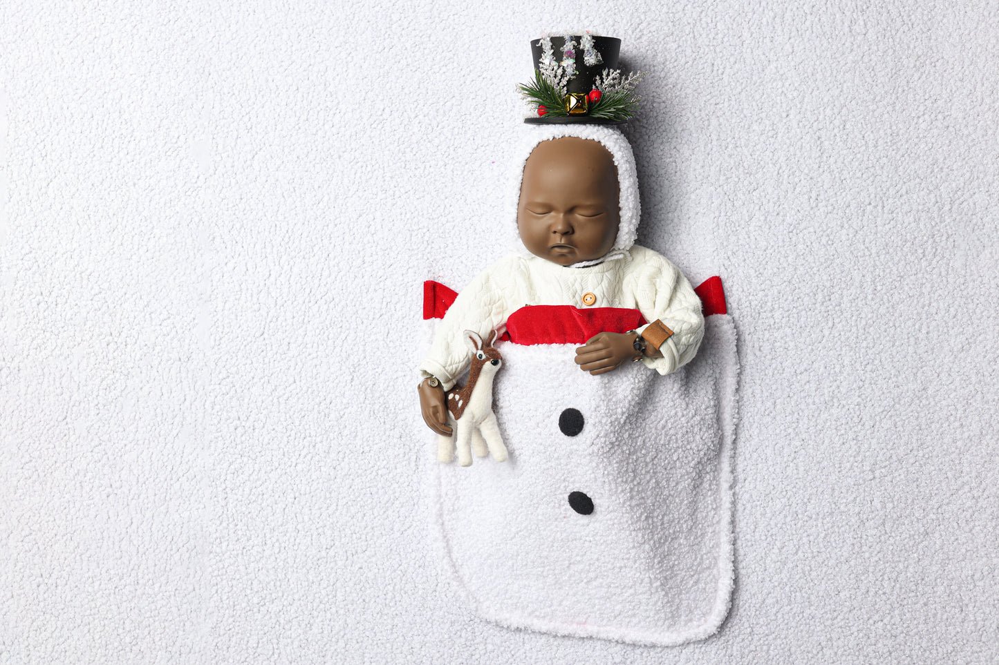 Bonnet Little Snowman - Version Black - Modèle II
