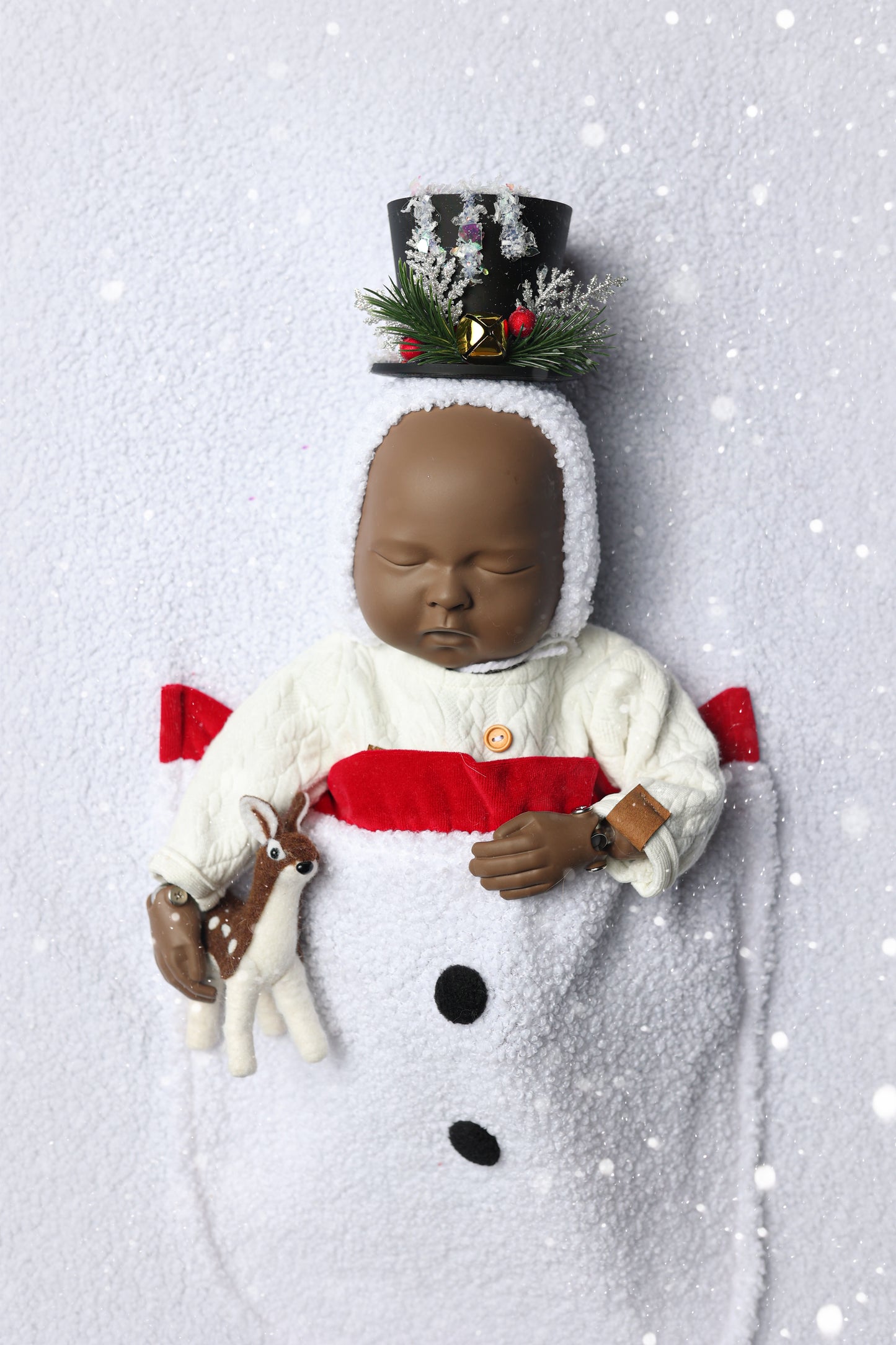 Bonnet Little Snowman - Version Black - Modèle II
