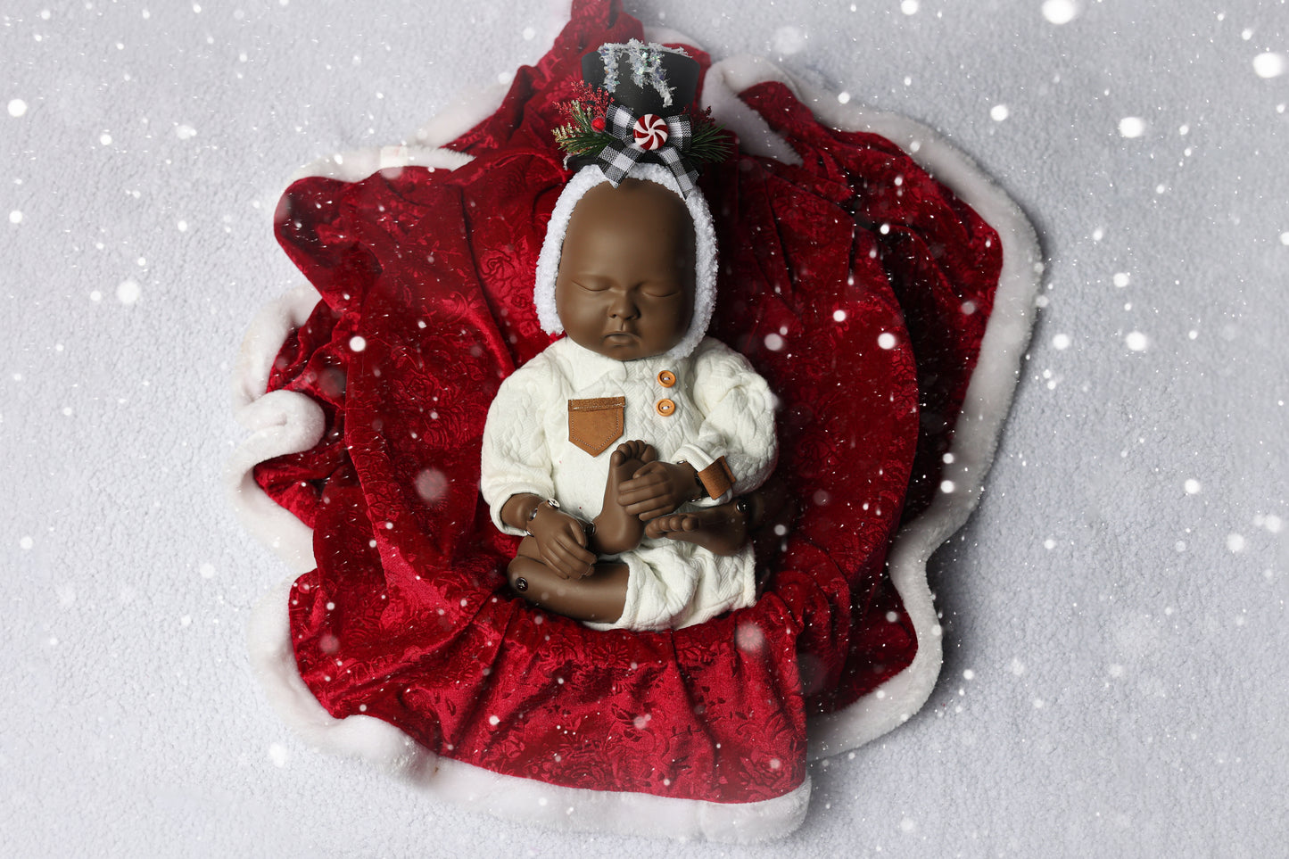 Bonnet Little Snowman - Version Black - Modèle I