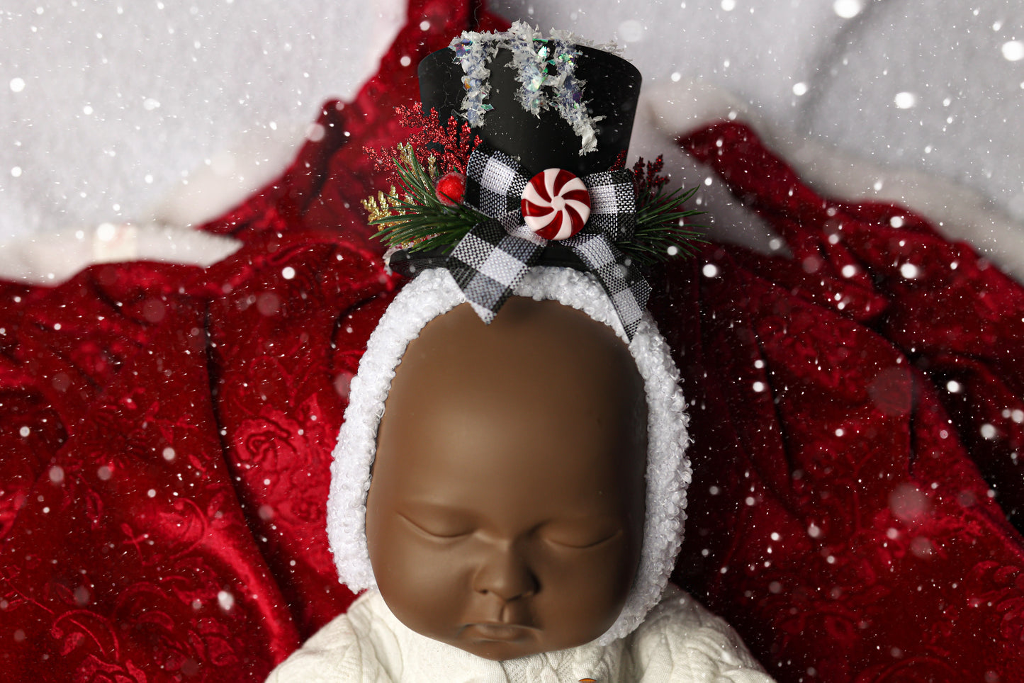 Bonnet Little Snowman - Version Black - Modèle I