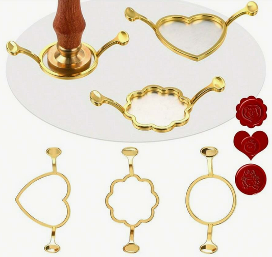 Empreinte en métal pour Création de Cachets de Cire - Modèle au Choix.