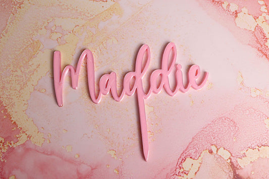 RTS - Cake Topper Personnalisé « Maddie »