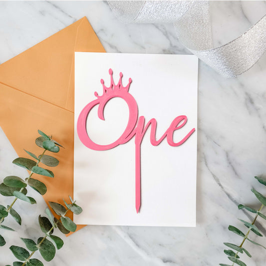 Cake Topper One Princess